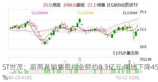 ST世茂：前两月销售签约金额约8.3亿元 同比下降45%