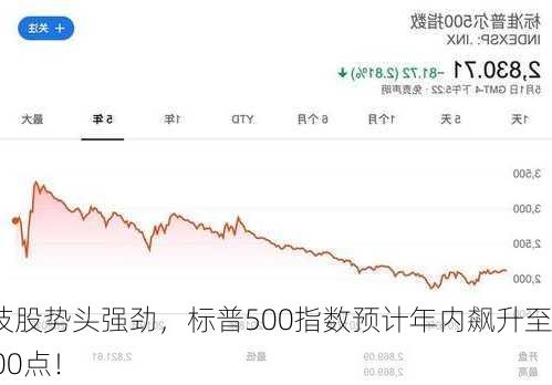 科技股势头强劲，标普500指数预计年内飙升至6000点！