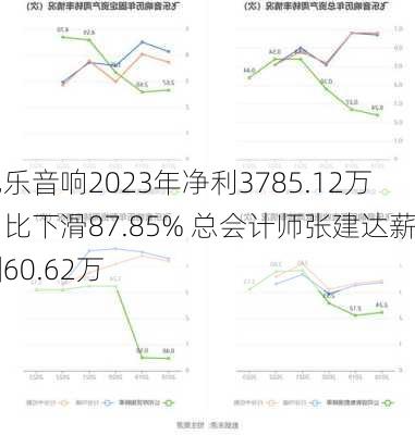 飞乐音响2023年净利3785.12万同比下滑87.85% 总会计师张建达薪酬60.62万