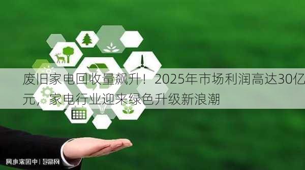 废旧家电回收量飙升！2025年市场利润高达30亿元，家电行业迎来绿色升级新浪潮