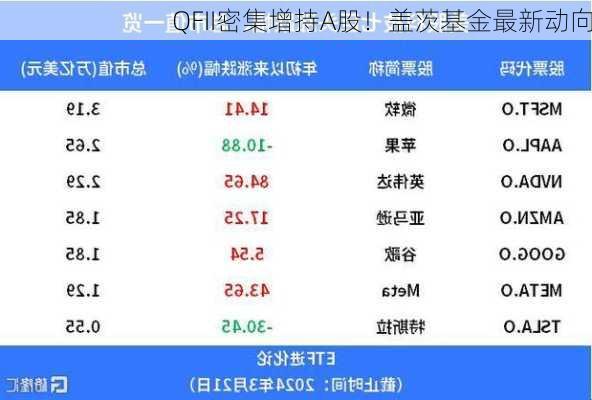 QFII密集增持A股！盖茨基金最新动向