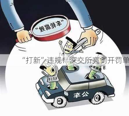 “打新”违规！深交所亮剑开罚单！