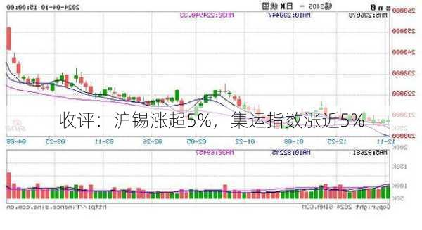 收评：沪锡涨超5%，集运指数涨近5%