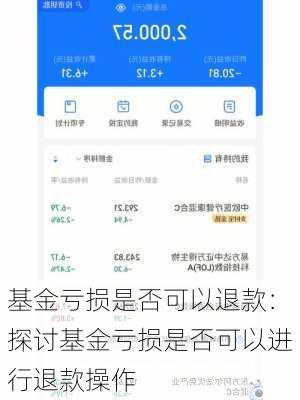 基金亏损是否可以退款：探讨基金亏损是否可以进行退款操作