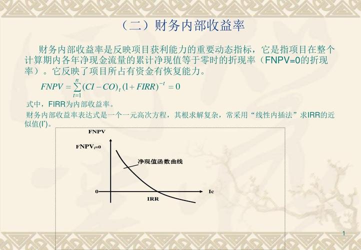 内部收益率的意义：探究内部收益率在投资决策中的重要性