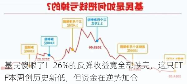 基民傻眼了！26%的反弹收益竟全部跌完，这只ETF本周创历史新低，但资金在逆势加仓