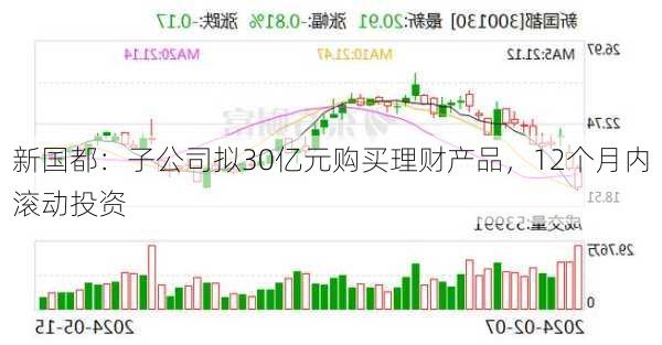 新国都：子公司拟30亿元购买理财产品，12个月内滚动投资