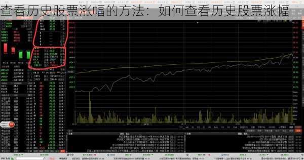 查看历史股票涨幅的方法：如何查看历史股票涨幅