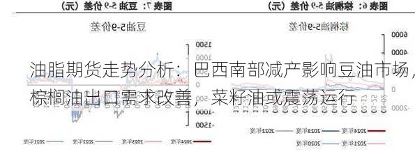 油脂期货走势分析：巴西南部减产影响豆油市场，棕榈油出口需求改善，菜籽油或震荡运行