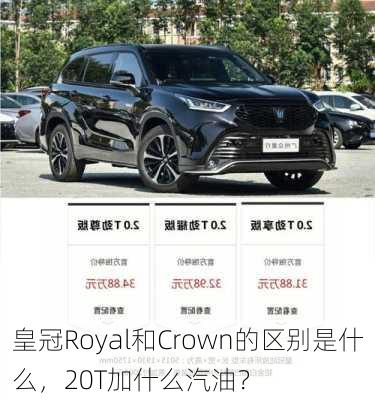 皇冠Royal和Crown的区别是什么，20T加什么汽油？