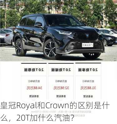 皇冠Royal和Crown的区别是什么，20T加什么汽油？