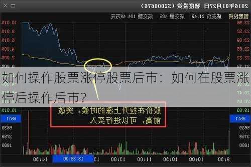 如何操作股票涨停股票后市：如何在股票涨停后操作后市？