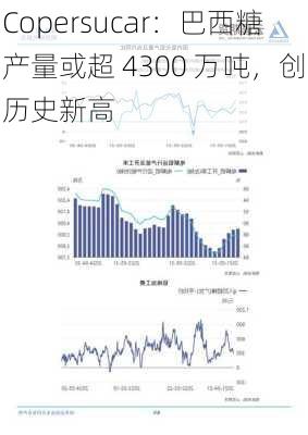 Copersucar：巴西糖产量或超 4300 万吨，创历史新高