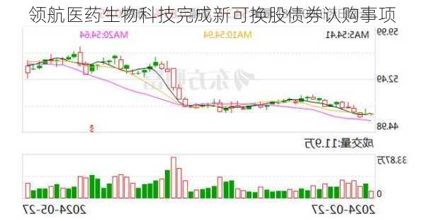 领航医药生物科技完成新可换股债券认购事项