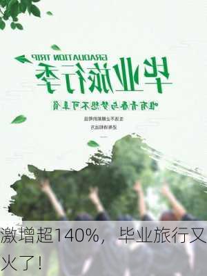 激增超140%，毕业旅行又火了！