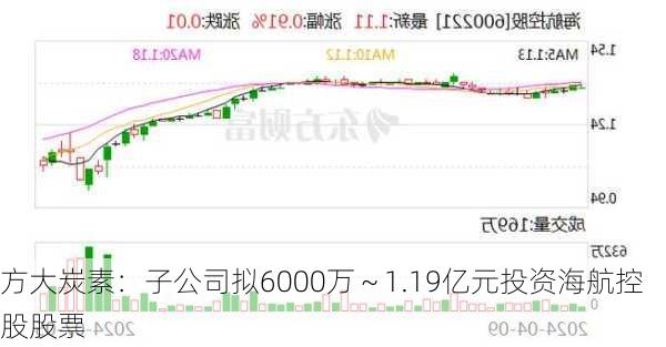 方大炭素：子公司拟6000万～1.19亿元投资海航控股股票