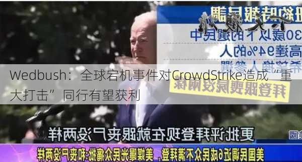 Wedbush：全球宕机事件对CrowdStrike造成“重大打击” 同行有望获利