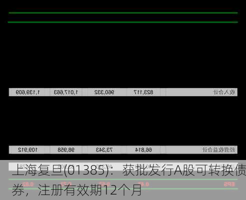 上海复旦(01385)：获批发行A股可转换债券，注册有效期12个月