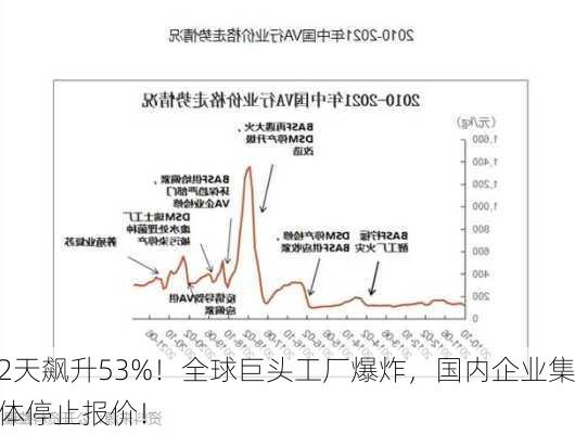 2天飙升53%！全球巨头工厂爆炸，国内企业集体停止报价！