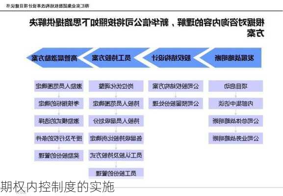 期权内控制度的实施