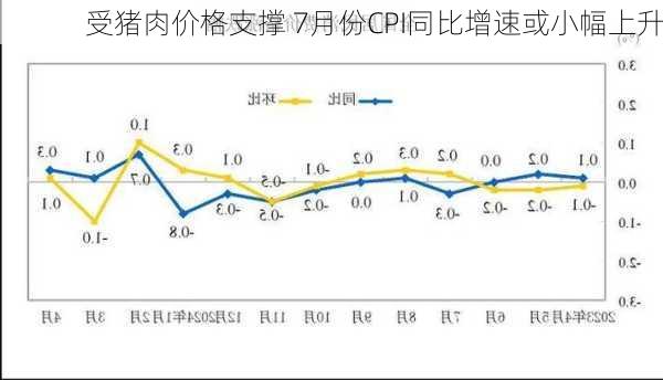 受猪肉价格支撑 7月份CPI同比增速或小幅上升