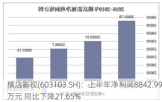 横店影视(603103.SH)：上半年净利润8842.99万元 同比下降21.65%