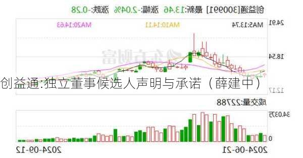 创益通:独立董事候选人声明与承诺（薛建中）