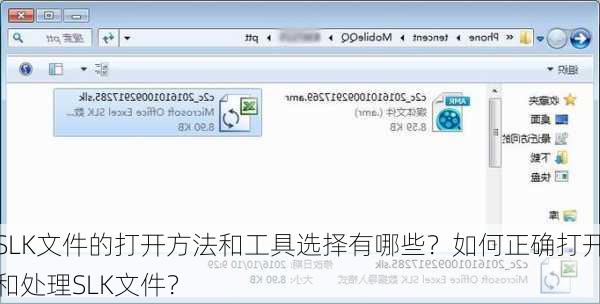 SLK文件的打开方法和工具选择有哪些？如何正确打开和处理SLK文件？
