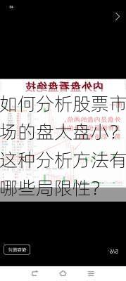 如何分析股票市场的盘大盘小？这种分析方法有哪些局限性？