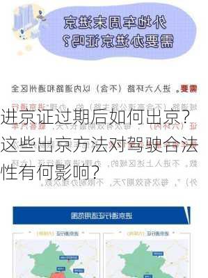 进京证过期后如何出京？这些出京方法对驾驶合法性有何影响？