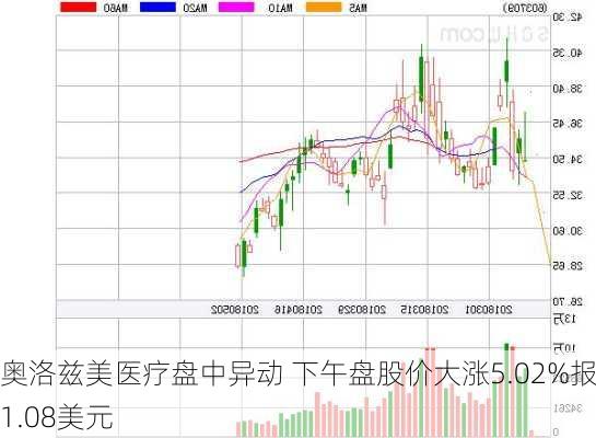 奥洛兹美医疗盘中异动 下午盘股价大涨5.02%报61.08美元