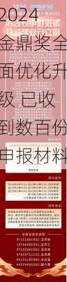 2024金鼎奖全面优化升级 已收到数百份申报材料