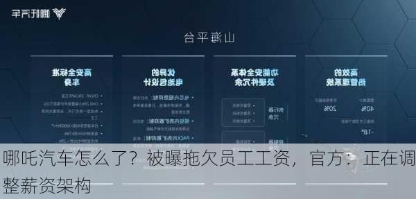 哪吒汽车怎么了？被曝拖欠员工工资，官方：正在调整薪资架构