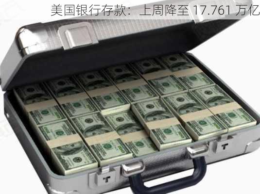 美国银行存款：上周降至 17.761 万亿