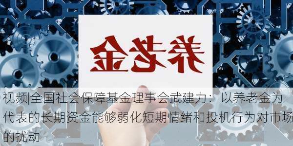 视频|全国社会保障基金理事会武建力：以养老金为代表的长期资金能够弱化短期情绪和投机行为对市场的扰动