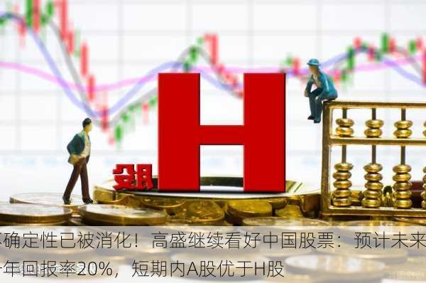 不确定性已被消化！高盛继续看好中国股票：预计未来一年回报率20%，短期内A股优于H股