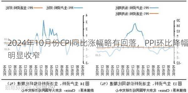 2024年10月份CPI同比涨幅略有回落，PPI环比降幅明显收窄